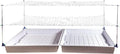 Trellis System Support Kit (Model A) - for Climbing Plants | Square Corner | Ideal for Hydroponics Growing System Greenhouse &amp Garden