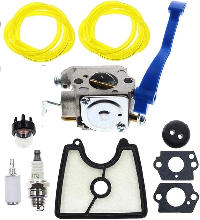 Leaf Blower Carburetor Air Filter Kit for Husqvarna 125B 125BX 125BVX C1Q-W37 545 08 18-11 Garden Power Equipment