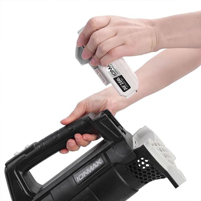 Sun Joe 24V-TB-LTE 24V Cordless IONMAX Compact Turbine Jet Blower 100 MPH Air Speed Battery and Charger Included