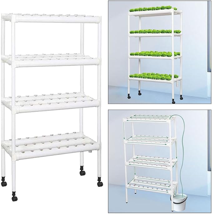 Hydroponic System Grow Kit Garden Planting High Yield Hydroponic Growing System for Leafy Vegetables Gardening Mint