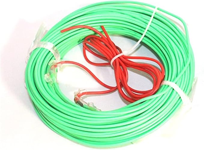 Pipe House Underfloor Heating Soil Air Hotline Breeding Warming Wire Greenhouse Plant Aquarium Heating Cable Soil Electronics (Color : 30m Soil Heat Cable)