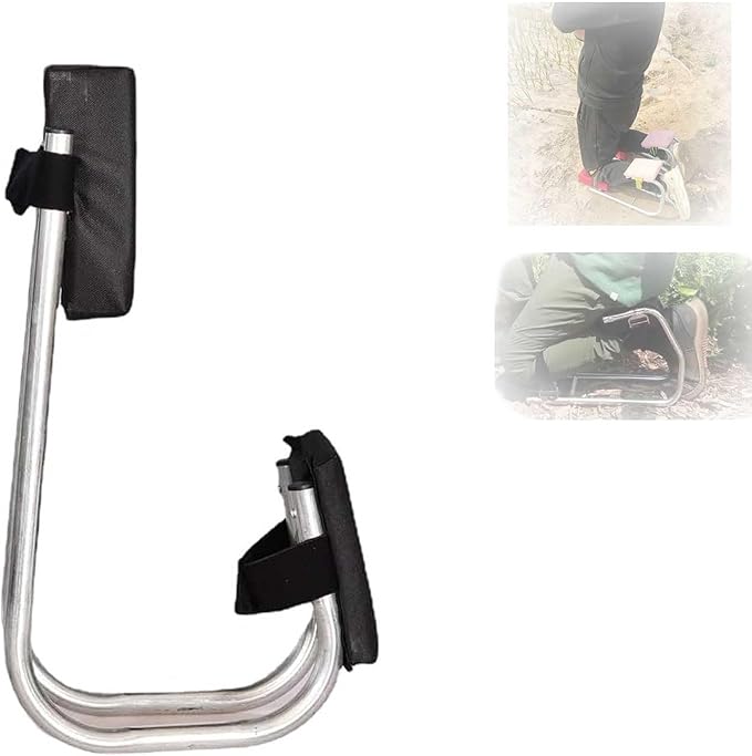 Garden KneelerKnee Seat for Gardening Protecting Knees Gardening Knee Pads Portable Knee Seat Knee Seat for Garden One Leg Knee Sitting Brace with Legged Belt(1pc)