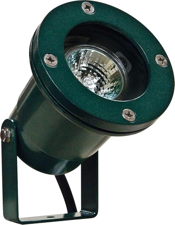 Dabmar LV108-G Spot Light with Yoke 20W 12V Mr16 Green Finish