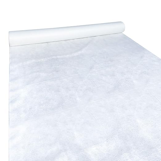 Sandbaggy White Landscape Fabric - Non-Woven Geotextile 8 oz - Toughest on The Market - Lasts 50 Year - Made in USA (15 ft x 50 ft White 1)