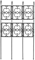 Garden Trellis For Climbing Plants Rustproof Lattice Fence Panels PE Plastic Coated Steel Pipe + PP Grid Foldable Flower Trellis For Potted Plants Easy To Install(Size:90x150cm(35.4x59in))
