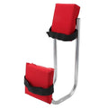 Ymiko Anti Numbness Knee Seat with EVA Seat Pad Steel Tubing - Support up to 330 lbs Foldable &amp Portable Gardening Knee Seat for Work Fishing Repair (2024) (Red)