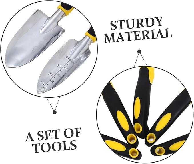 UPKOCH 1set Hand Shovel Garden Tool Set Sturdy Multi-use Spade and Trowel for Planting Weeding and Soil Loosening Compact for Houseplants and Potted Flowers