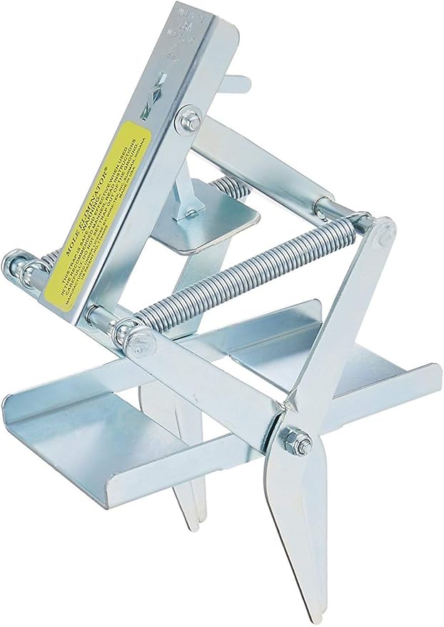 Wire Tek 1001 Easyset Mole Eliminator Trap (2 Pack) Mole Traps That Kill Best Scissor Mole Trap Mole Killer for Lawns Mole Traps for Lawns - MADE IN THE USA!!