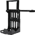 Adjustable Blower Rack Trailer Storage Holder with Lock - Compatible with Stihl and Echo and Husqvarna &amp All Backpack Leaf Blowers Fits Open/Enclosed Landscape Trailers &amp Trucks Black