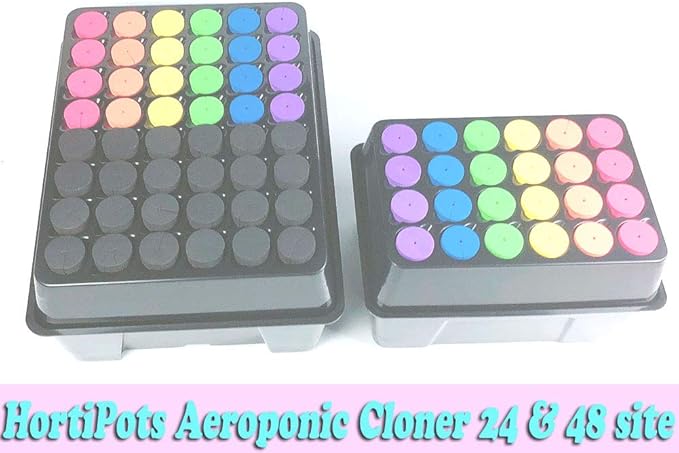 Aeroponic Cloner Machine 24 Site for Cuttings Rooting Using 2 inch Neoprene Inserts or 2 inch Clone Collars