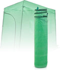 EAGLE PEAK Replacement Cover for 9x4 Portable Lean-to Greenhouse 2 Roll-Up Zipper Entry Doors and 1 Large Roll-Up Side Window (Frame Not Included) Green