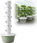 Hydroponics Growing SystemHydroponic Growing Kits &amp SystemsHydroponics Towerwith Hydrating Pump Adapter Net Pots Indoor Smart Garden7Layer-Withoutlight
