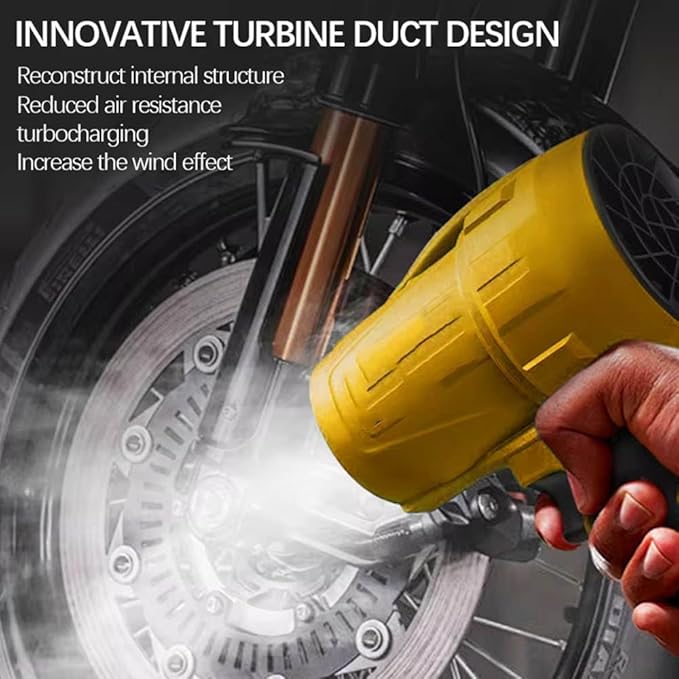 Brushless Leaf Blower for DEWALT 20V Battery Cordless High-Speed Handheld Air Blower Jet Fan Design for Patio Cleaning Lawn Care Blowing Leaves/Dust (No Battery &amp Charger Included)