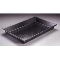 HUBERT Product Tray with Drain Holes Black Plastic - 18 L x 12 W x 2 H