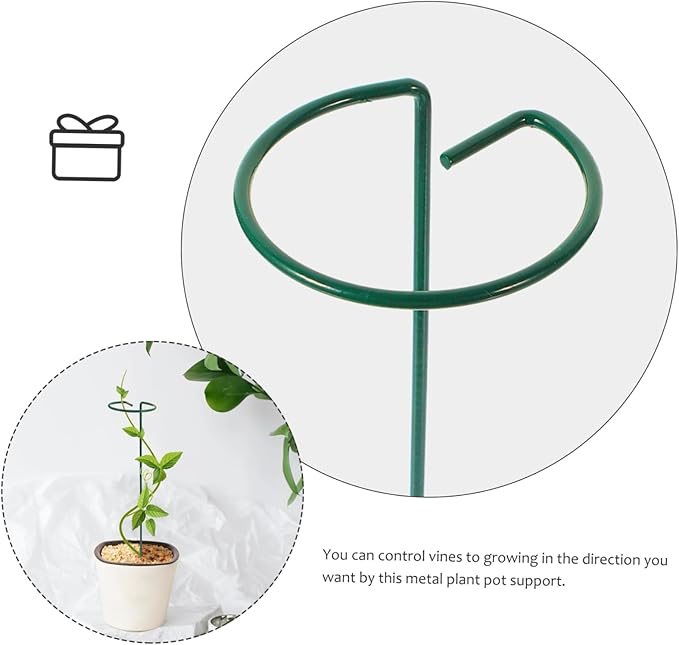 Mikikit 5pcs Garden Trellis for Climbing Plants Support Rack for Indoor and Outdoor Use Plant Pot Support for Vines and Flowers