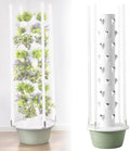 Indoor Hydroponic Gardens Tower with Led Grow Lights Hydroponic Tower with Hydrating Pump Adapter Net Pots Tower Garden Hydroponics Growing for Herbs and Vegetables(Nine Floors)