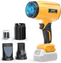 800000RPM Cordless Leaf Blower Compatible with Dewalt 20V (Tool Only) Brushless Motor Adjustable Speed Lightweight Portable Electric Blower for Car Patio Garden (Without Battery)