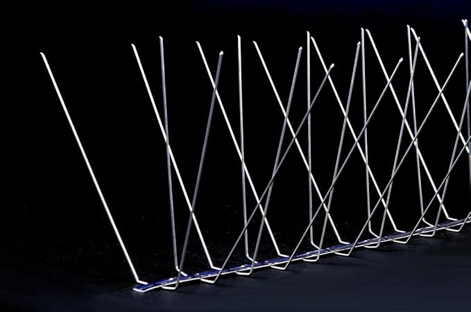 Nixalite Pigeon Spike Stainless Steel Bird Spikes (100 Ft 50-2 Ft. Strips)