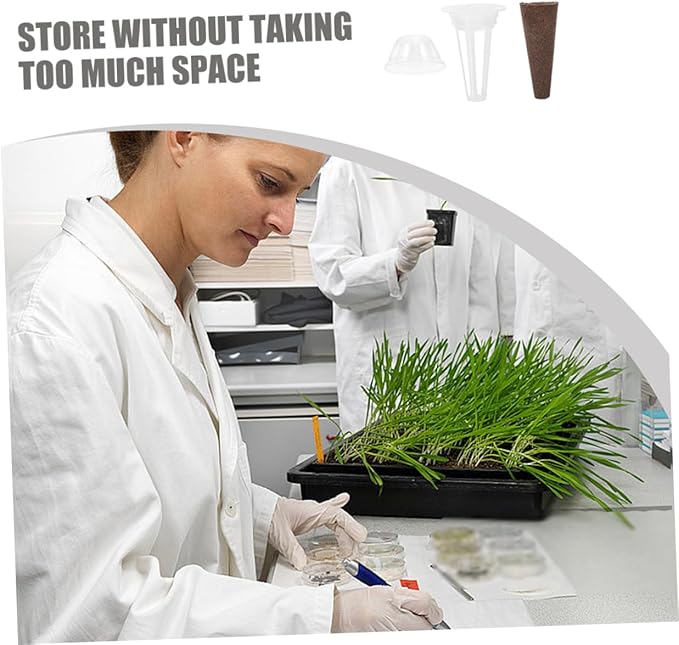 YARNOW 5sets Hydroponic Planter Growing Basket Drainage Sponge Media for Indoor Hydroponics Suitable for Aerogarden Soilless Plant Kit Humidity Dome