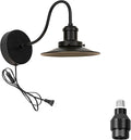 Hook Mounted Plant Light Full Spectrum 4500K 10W Adjusted Light Beam Range 15-60° Industrial Style Goose Neck Wall Lamp for Indoor Plants Flowers Growing