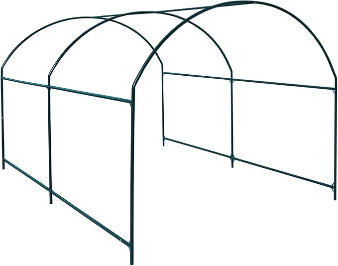 Strong Camel Greenhouse Replacement Frame for Outdoor Larger Hot Garden House  Support Arch Frame Climbing Plants/Flowers/Vegetables (10' X7'X6' Frame)