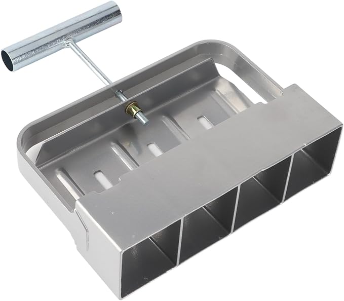 4 Grids Manual Soil Tool for Creating Soil Blocks for Seedlings Ideal for Greenhouse and Home Garden Plant Growing includes Pressure Plate Soil Plug Tray and Accessories