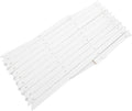 Wooden Garden Lattice Trellis Fence Panel Expandable Wood Fence for Climbing Plants Outdoor and Indoor White 44-inch Wall-Mounted Plant Support Structure