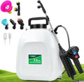 VAXMAY Battery Powered Sprayer 3.2 Gallon Backpack Sprayer with 3 Adjustable Forces Battery Indicator 5 Mist Nozzles 41 Retractable Wand USB Rechargeable Garden Sprayer for Weed Lawn Yard