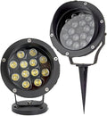 Garden Lights LED Adjustable Lawn Spotlights Used for Landscape Lawns and Outdoor Courtyards(Ground Type - Yellow Light)