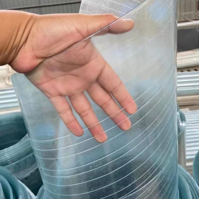 Polycarbonate Roofing SheetOutdoor Awning Rain Roof Cover Roof PanelsCold Frame Replacement Shed Panelfor GreenhousesShedsCarportsHutsKennels or GaragesCan Cut (WxL:1.5x2m)