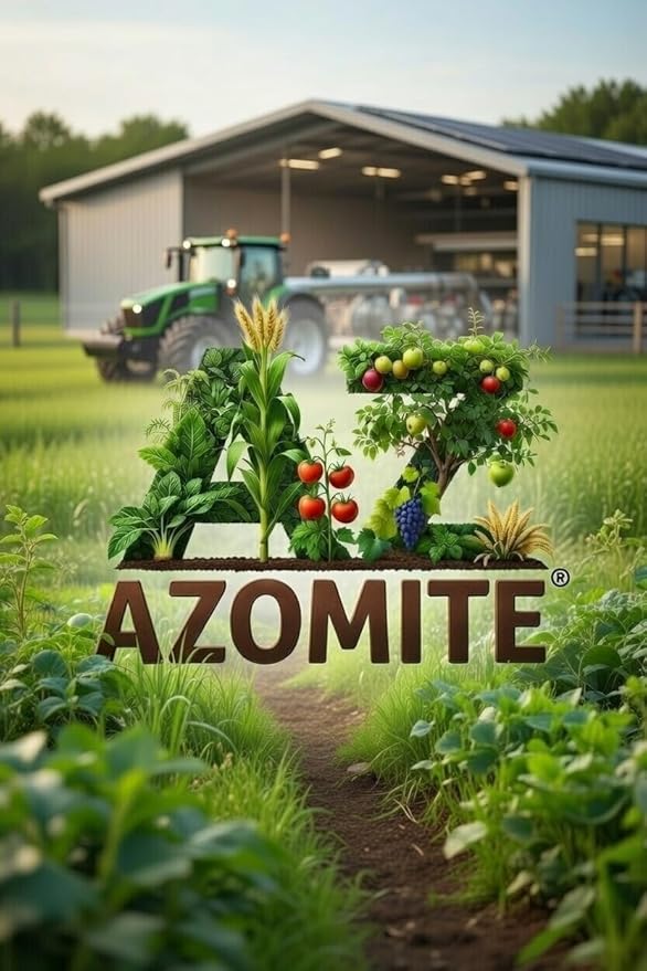 AZOMITE® 10lb Bag Natural Trace Mineral Fertilizer &amp Soil Amendment – OMRI Listed® for Organic Use – Mined in Utah