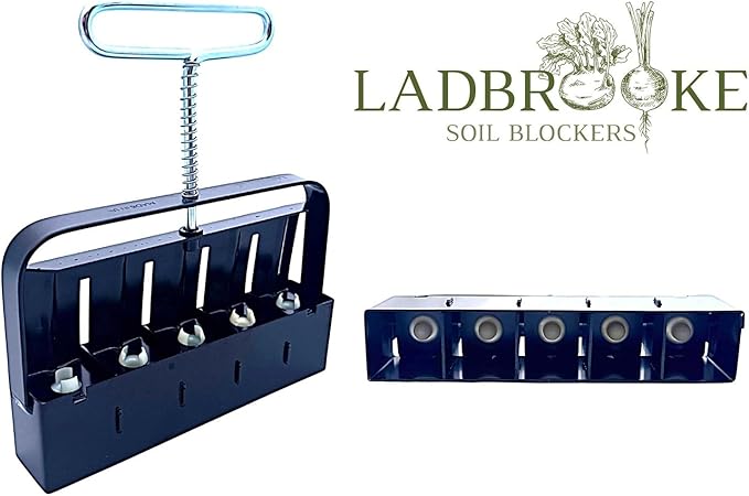 Ladbrooke Genuine Soil Block Maker - Mini 5 Hand Held Made in England