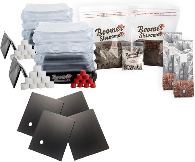 Boomer Shroomer 2 Inflatable Monotub 2 Spawn Bags and Bulk Bundle
