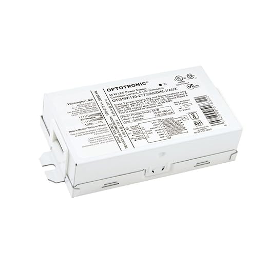 OPTOTRONIC OTi 55W 120-277 2A0 DIM-1 AUX Constant Current Programmable Compact LED Driver (*2743W4 / 57357)