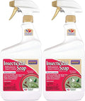 Bonide Insecticidal Soap 32 oz Ready-to-Use Spray Multi-Purpose Insect Control for Organic Gardening Indoor and Outdoor- Pack of 2