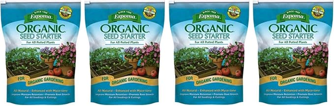 Espoma SS8 8-Quart Organic Seed StarterBrown (Fоur Paсk)