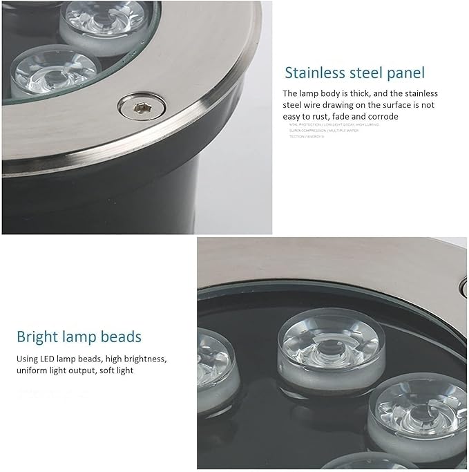 LED Ring Fountain Light - IP68 Waterproof Submersible Spotlight for Garden Pool and Landscape DC 12V