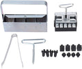 Soil Block Maker Handheld Soil Blocking Tool Iron Material Comfortable Handle High Germination Rate Easy to Sow Recyclable and with Clamp Tamping Rod and Accessori