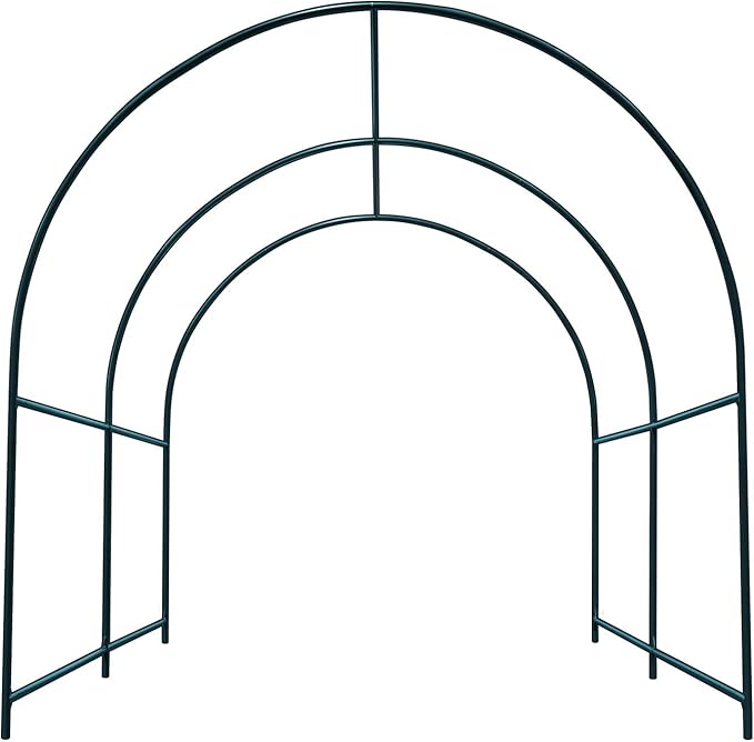 BenefitUSA Large Walk-in Garden Plant Arch Greenhouse Replacement Frame for Flowers/Fruits/Vegetables/Party (8.2 x 7 x 7.2ft)