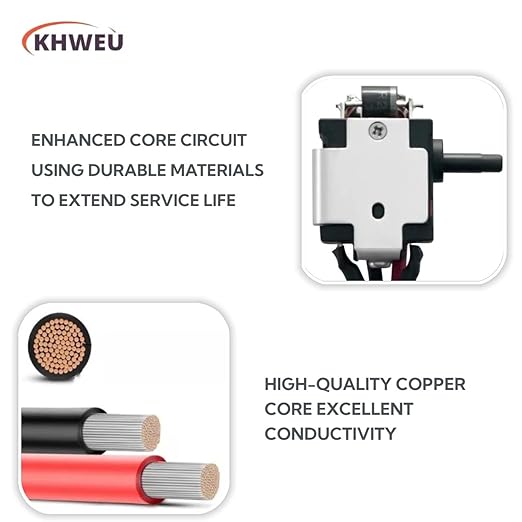 2025 Upgrade 291632001 Genuine Wiring Harness Replaces Parts (UL-Certified) for Ryobi P2108 and P21081 18V Cordless Leaf Blower Switchwith 1 Screwdriver 1 Pliers and 5 Closed End Crimp Connectors
