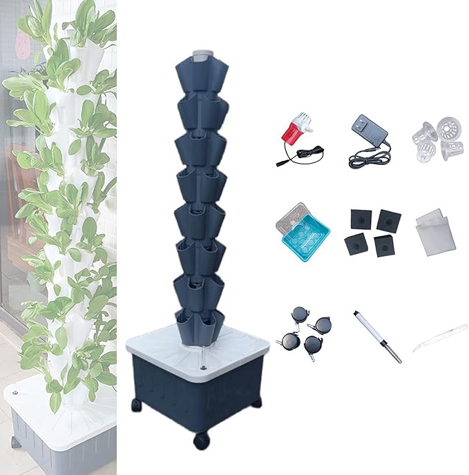Hydroponics Growing System Kit Indoor/Outdoor Herb Garden for Vegetable Gardening Lovers Complete Hydroponic Setup for Easy Plant Growth
