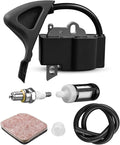 Ignition Coil Air Filter Kit Fit for Stihl BG56 SH56 BG86 SH86 BG66 BR200 Replace 4241 400 1318 4241 120 1800 Leaf Blower Tune Up Kit with Spark Plug Fuel Filter