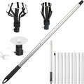 12FT Lightbulb Changer for High Ceilings High Reach Light Bulb ChangerLight Bulb Changer with Pole ExtensionBaskets and Suction Cup Bulb Removal Tool