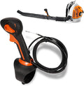 4282-790-4902 Control Handle w/Throttle Cable Fit for Stihl BR600 BR500 BR550 Petrol Backpack Blowers Black Replaces 42827904902