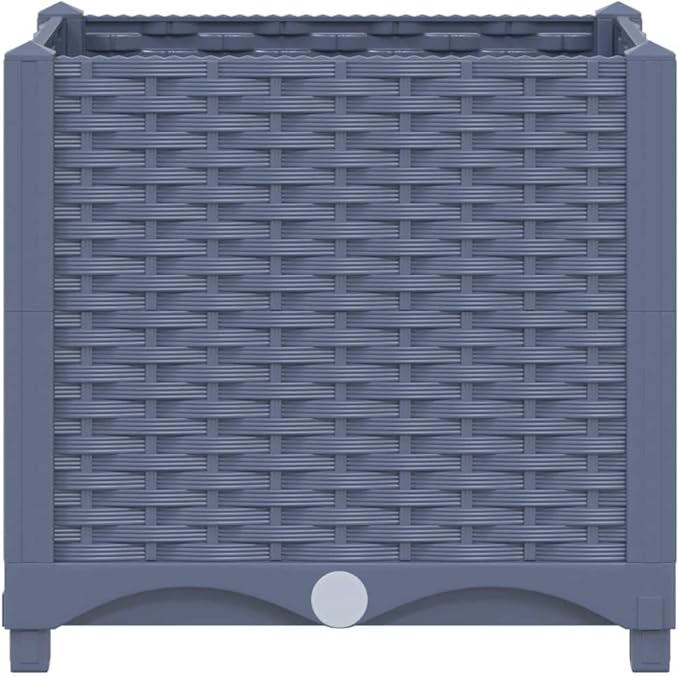 Raised Bed PlanterGarden BedGalvanized Raised Garden BedPlanter Raised bedsGalvanized Planter15.7x15.7x15 Polypropylene