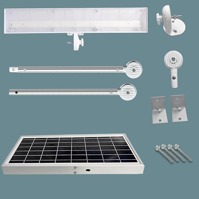 Commercial Solar Billboard Lights Sign Lights 8.5W Solar Panel 210pcs Super Bright LED 1300 Lumens Waterproof Easy Installation White