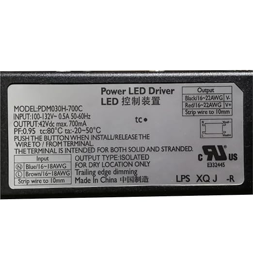 LED Driver Master PDM030H-700C 100V-132V~0.5A OUTPUT 42V700mA Power LED Driver For PDA030B-700C