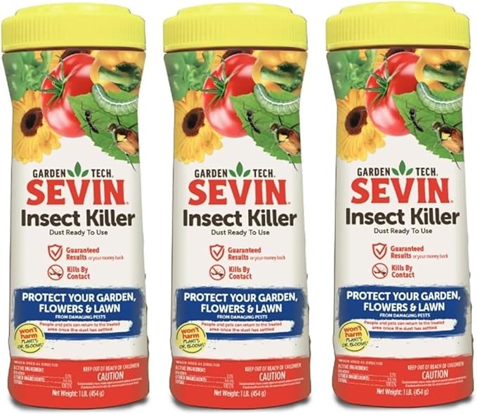 Garden Tech Dust Bug Killer Multiple Insects Carbaryl 3 / Pack