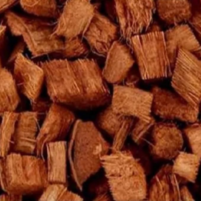 Organic Coco Coir Chunk Blocks – Compressed with Low EC and PH Balance High Expansion OMRI Listed Renewable Coco Soil for Gardening