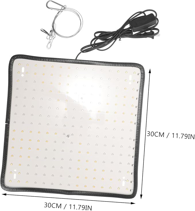 GALPADA Led Hanging Grow Light for Indoor Plants Full Range Dimmable Plant Growth Lamp with Hooks and Chains Lightweight for Photosynthesis and Indoor Growing
